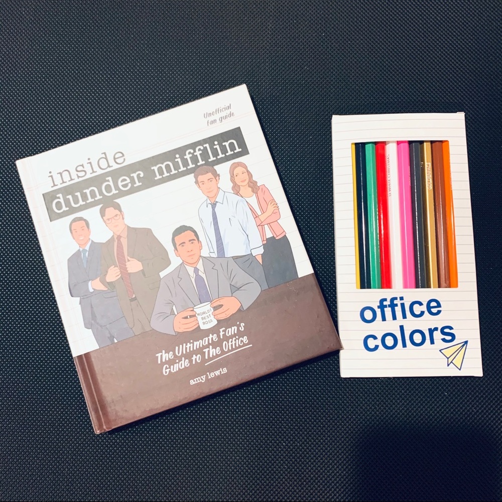 The Office Ultimate Fan Guide and Pencils